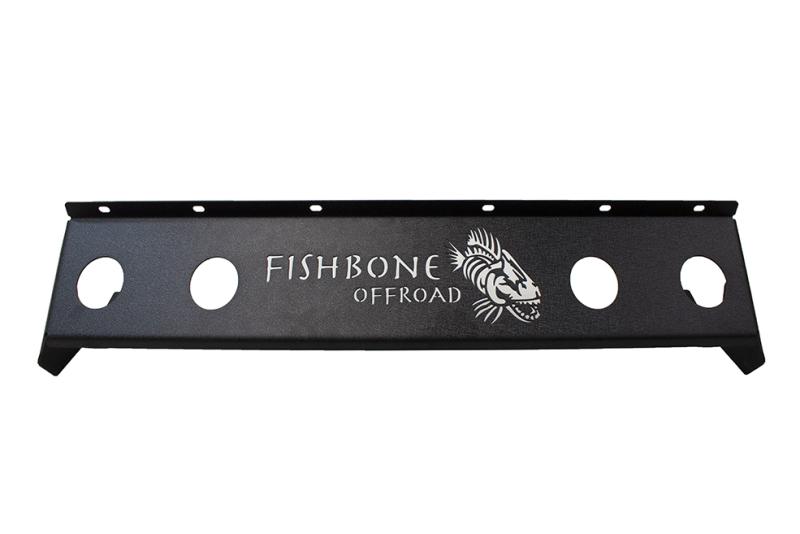 Jeep Wrangler JL Bumper Skid Plate - Front - Fishbone Offroad - Mako - Black - `18-`27